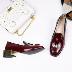 ROUND TOE LOAFERS