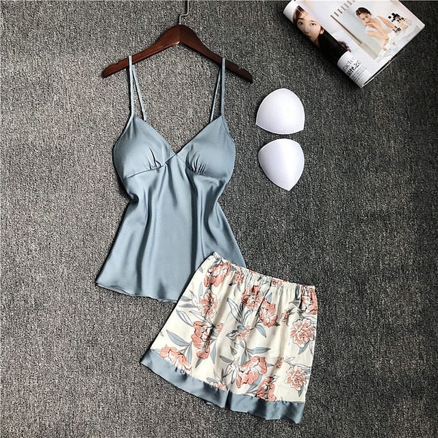 SILK PAJAMAS SET