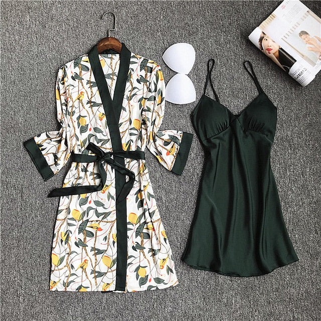 SILK PAJAMAS SET