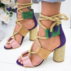 GLADIATORS HEEL SANDALS