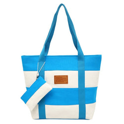 Stripe Print handbag